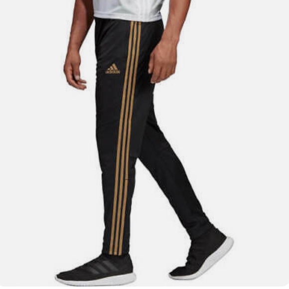 adidas Other - adidas Men's Tiro 19 Training Pant Climacool Black / Gold Zipper Ankle Size S